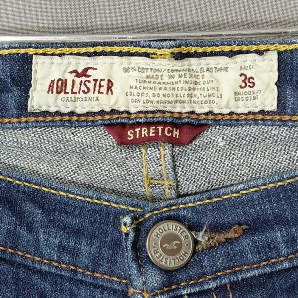 Hollister California Blue Stretch Jeans Women Size 3